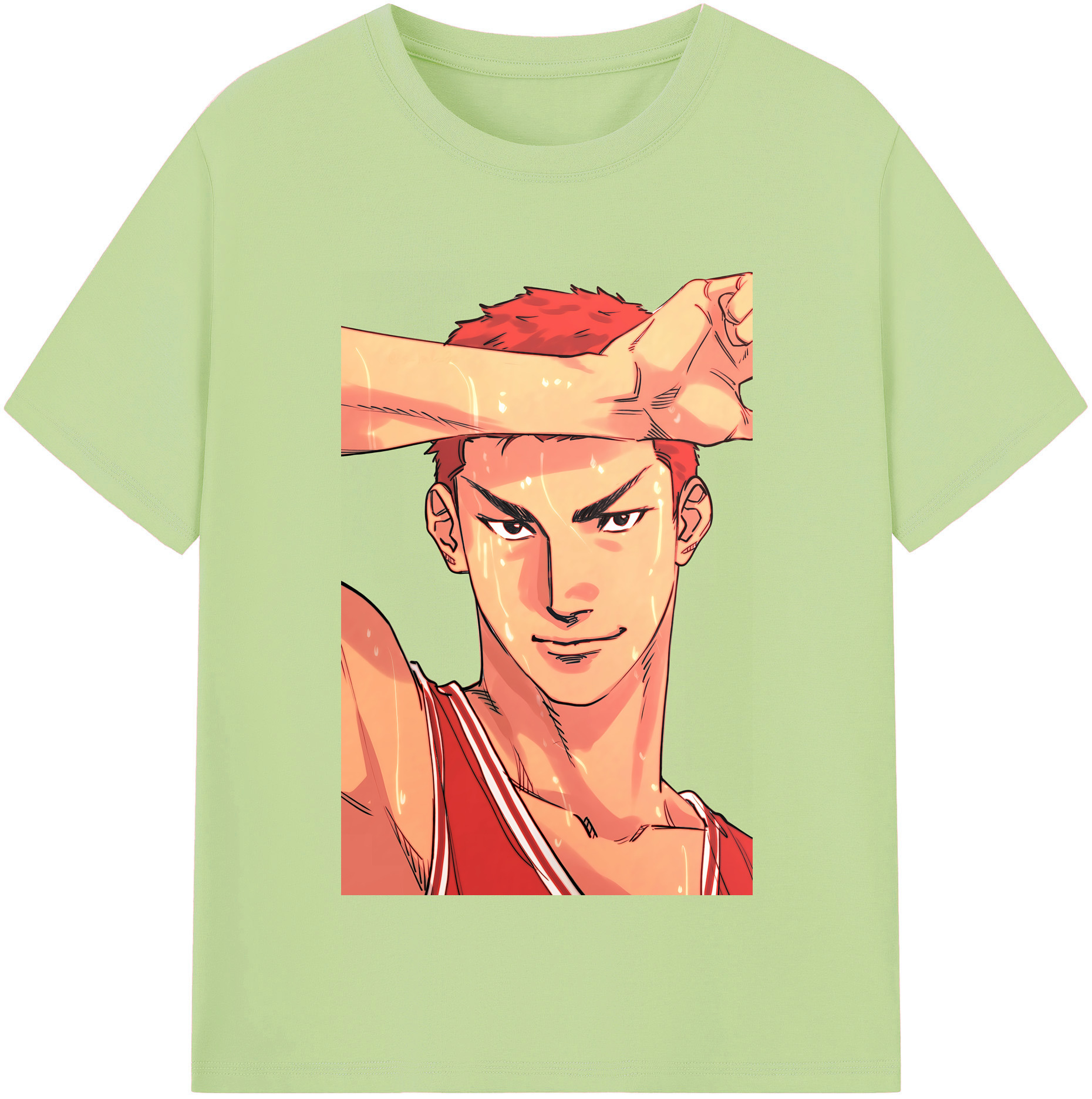 SLAM DUNK／スラムダンク 綿100％半袖Tシャツ（フロントプリント）